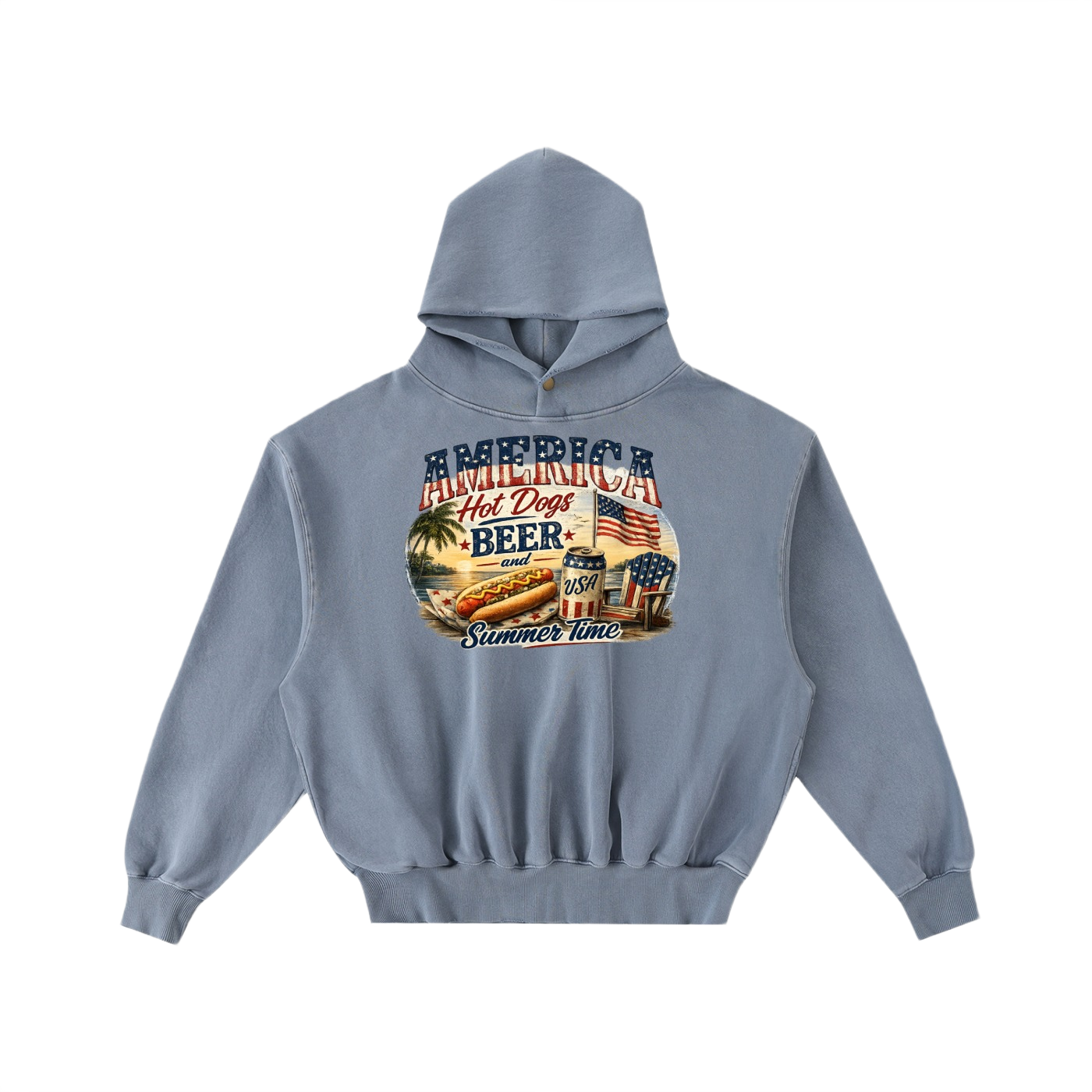 FWFL - HOT DOGS AND BEER HOODIE