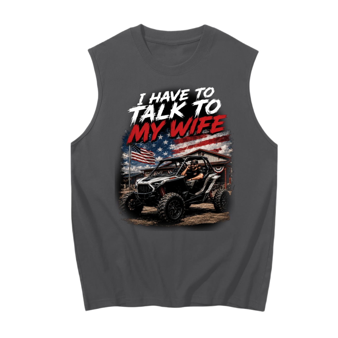 FWFL - I HAVE TO TALK TO MY WIFE TANK TOP