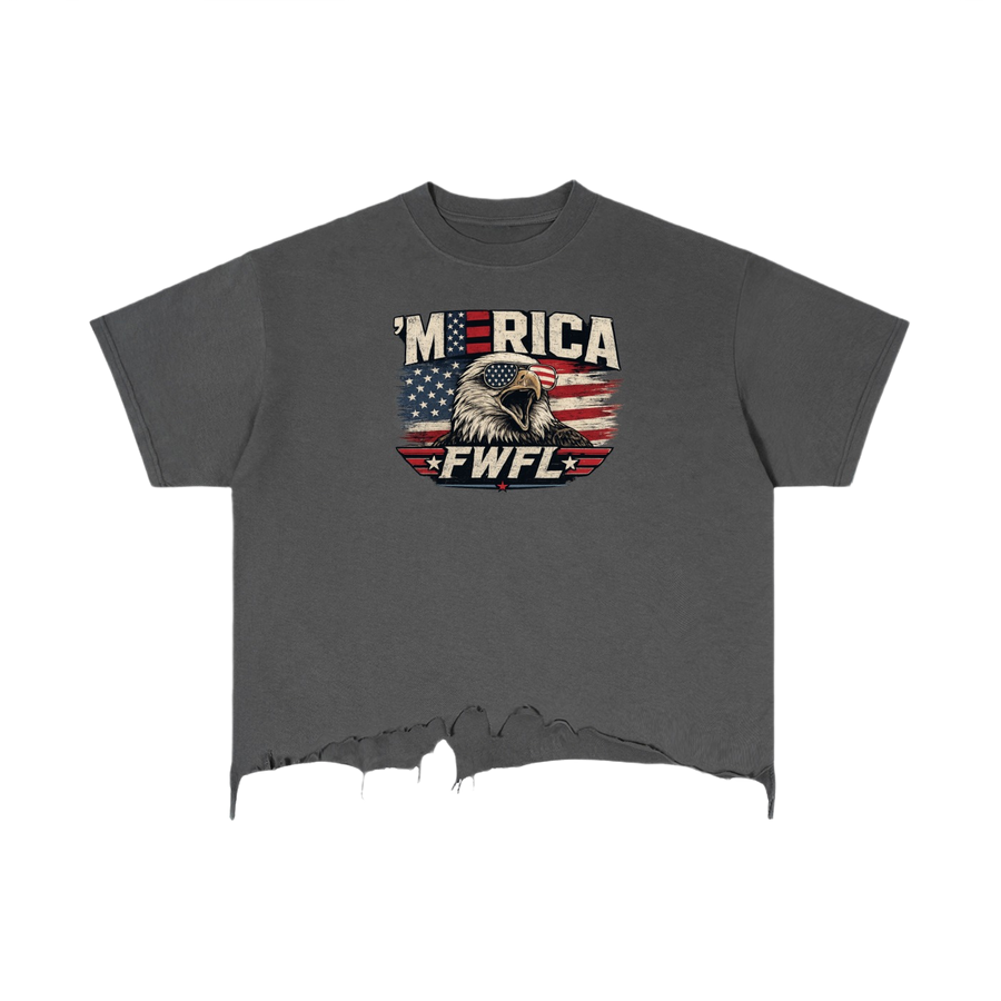 FWFL - CROP USA T-SHIRT