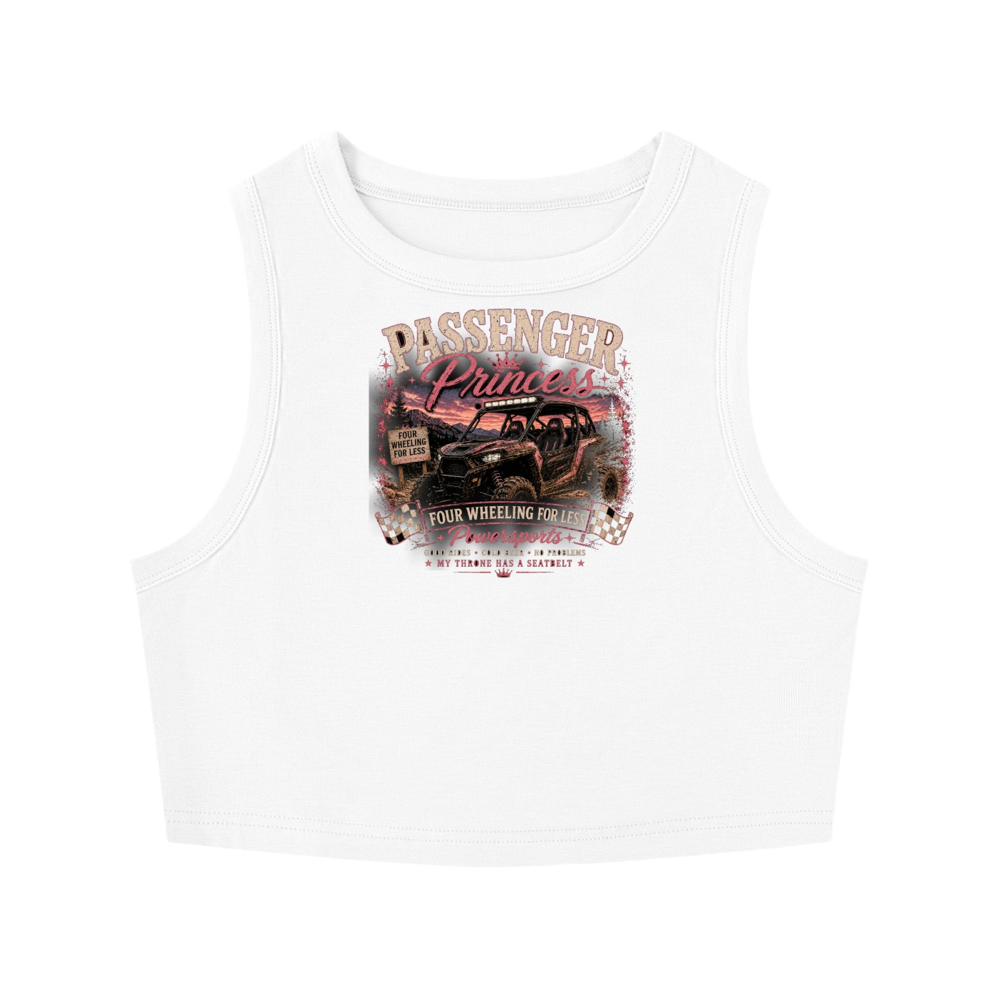 FWFL - PASSENGER PRINCESS CROP TANK TOP