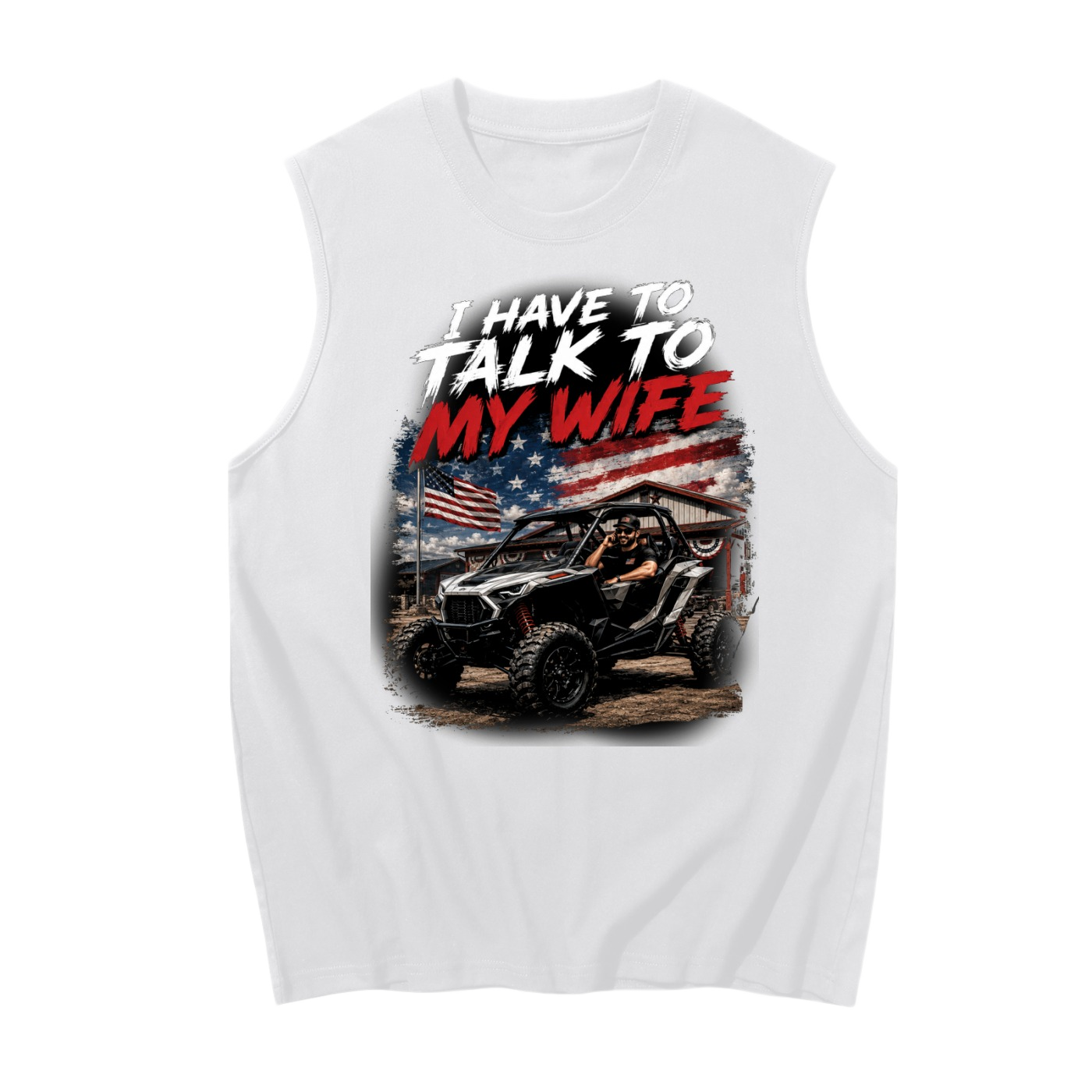 FWFL - I HAVE TO TALK TO MY WIFE TANK TOP