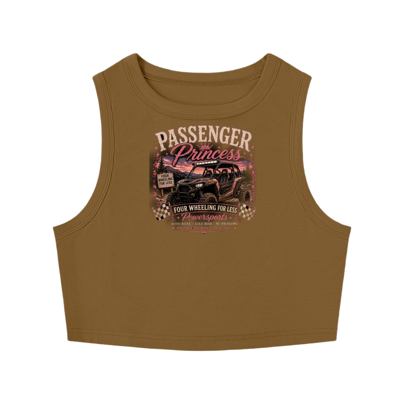 FWFL - PASSENGER PRINCESS CROP TANK TOP