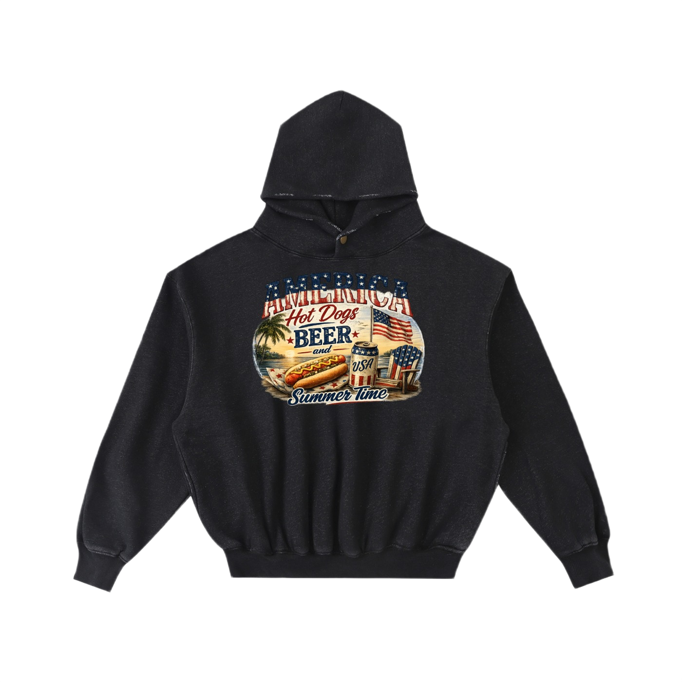 FWFL - HOT DOGS AND BEER HOODIE