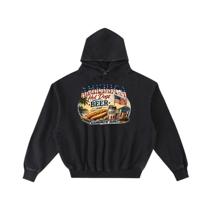 FWFL - HOT DOGS AND BEER HOODIE