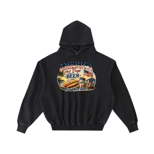 FWFL - HOT DOGS AND BEER HOODIE
