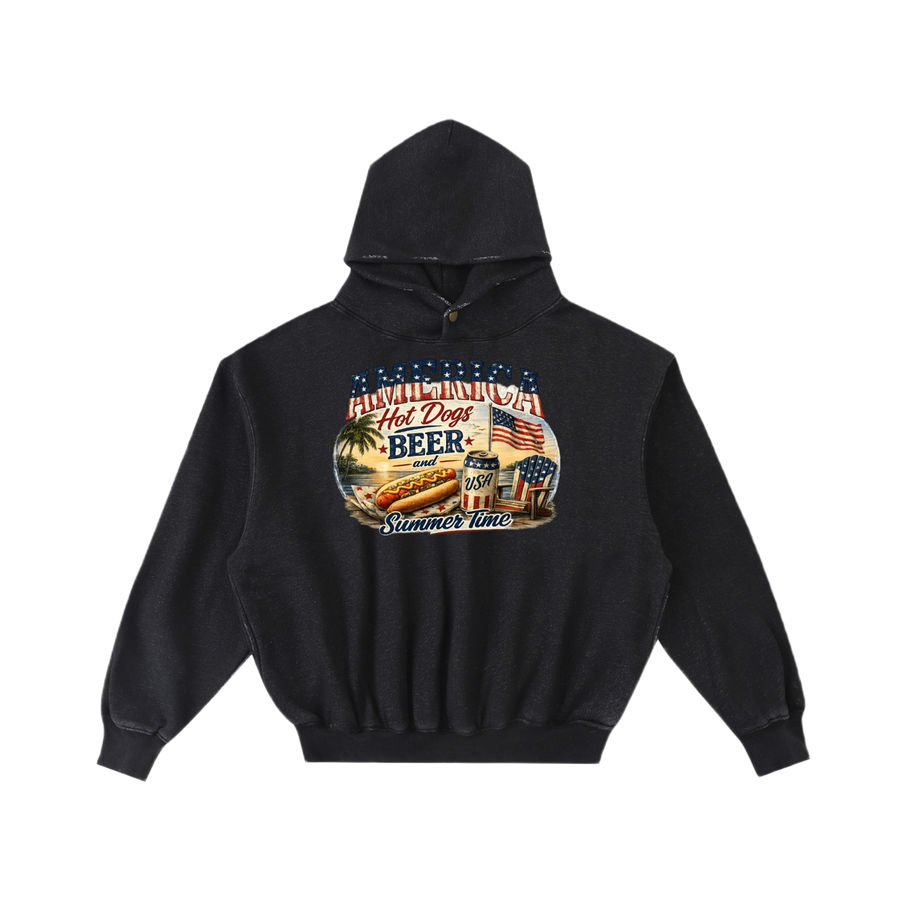 FWFL - HOT DOGS AND BEER HOODIE