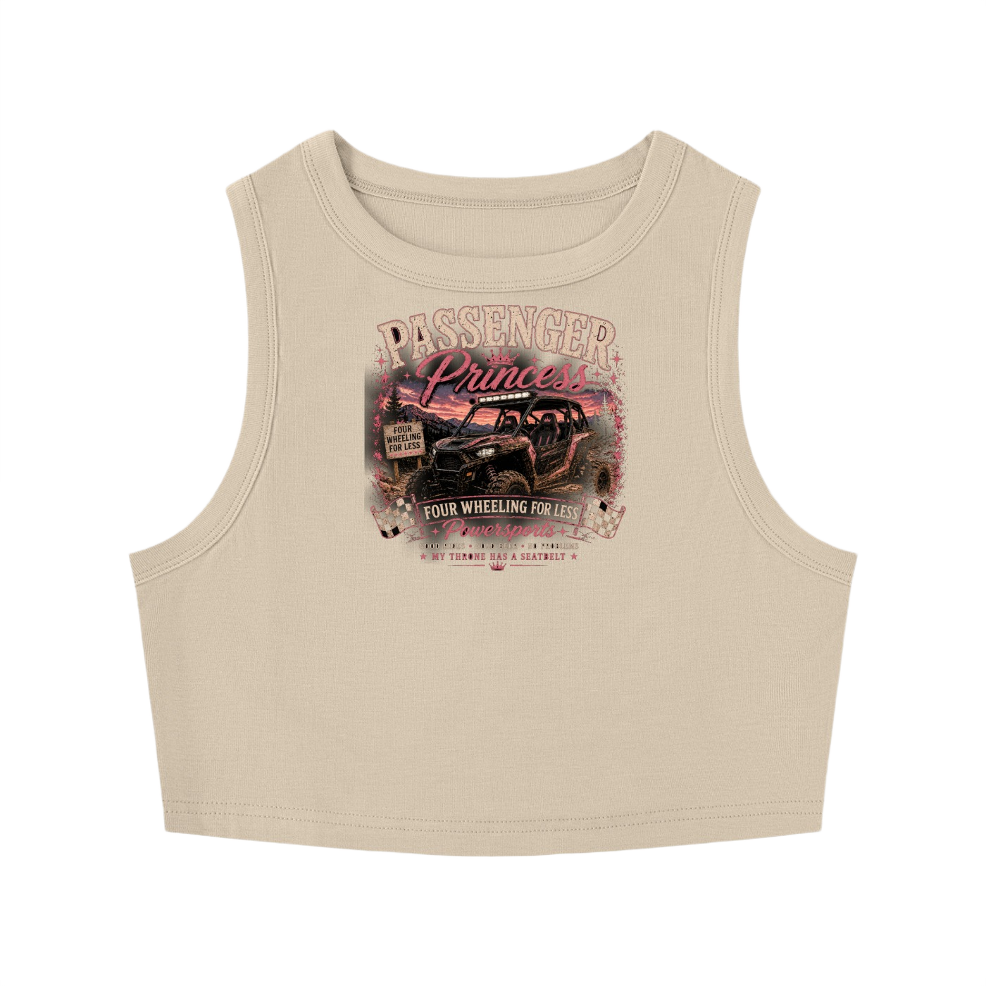 FWFL - PASSENGER PRINCESS CROP TANK TOP