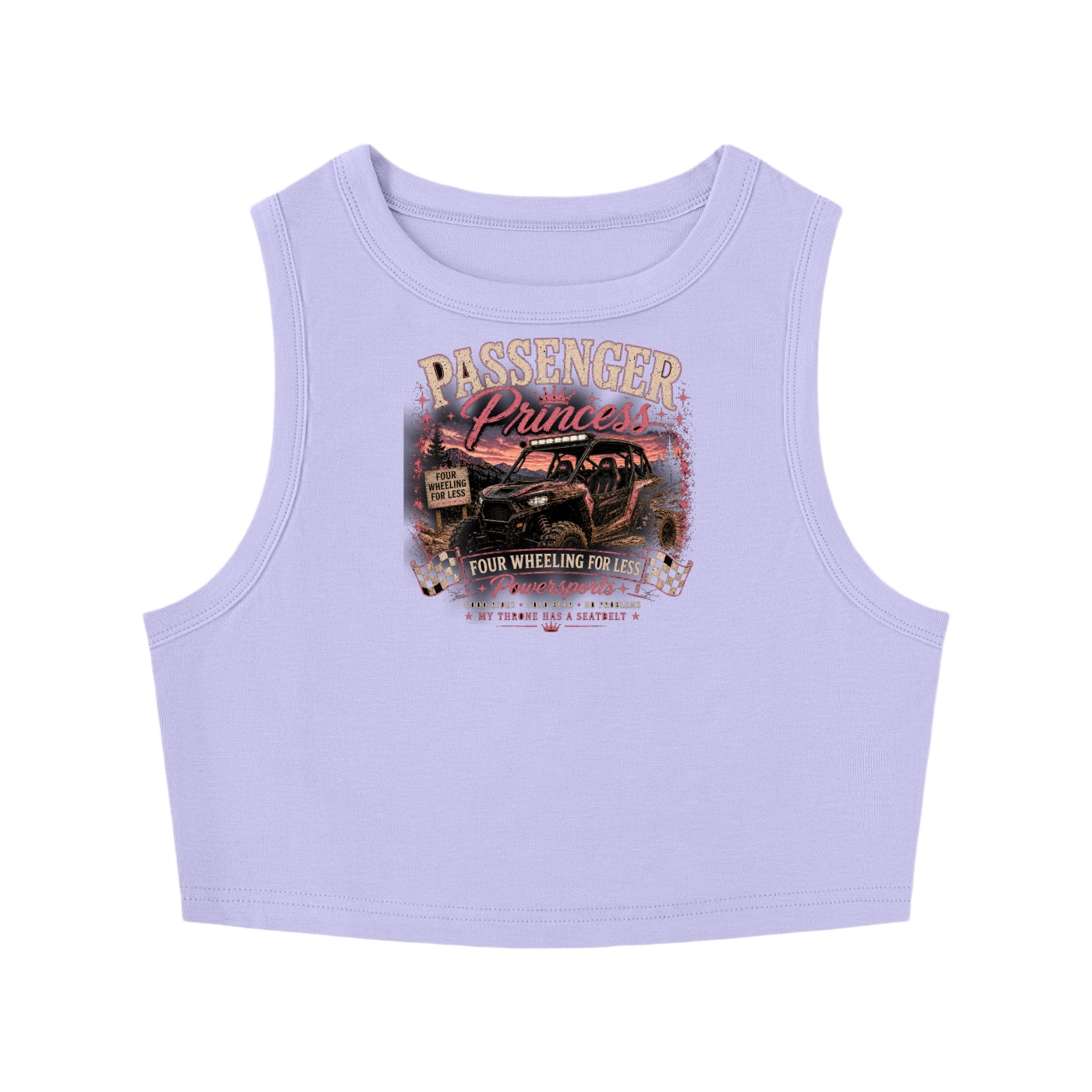 FWFL - PASSENGER PRINCESS CROP TANK TOP