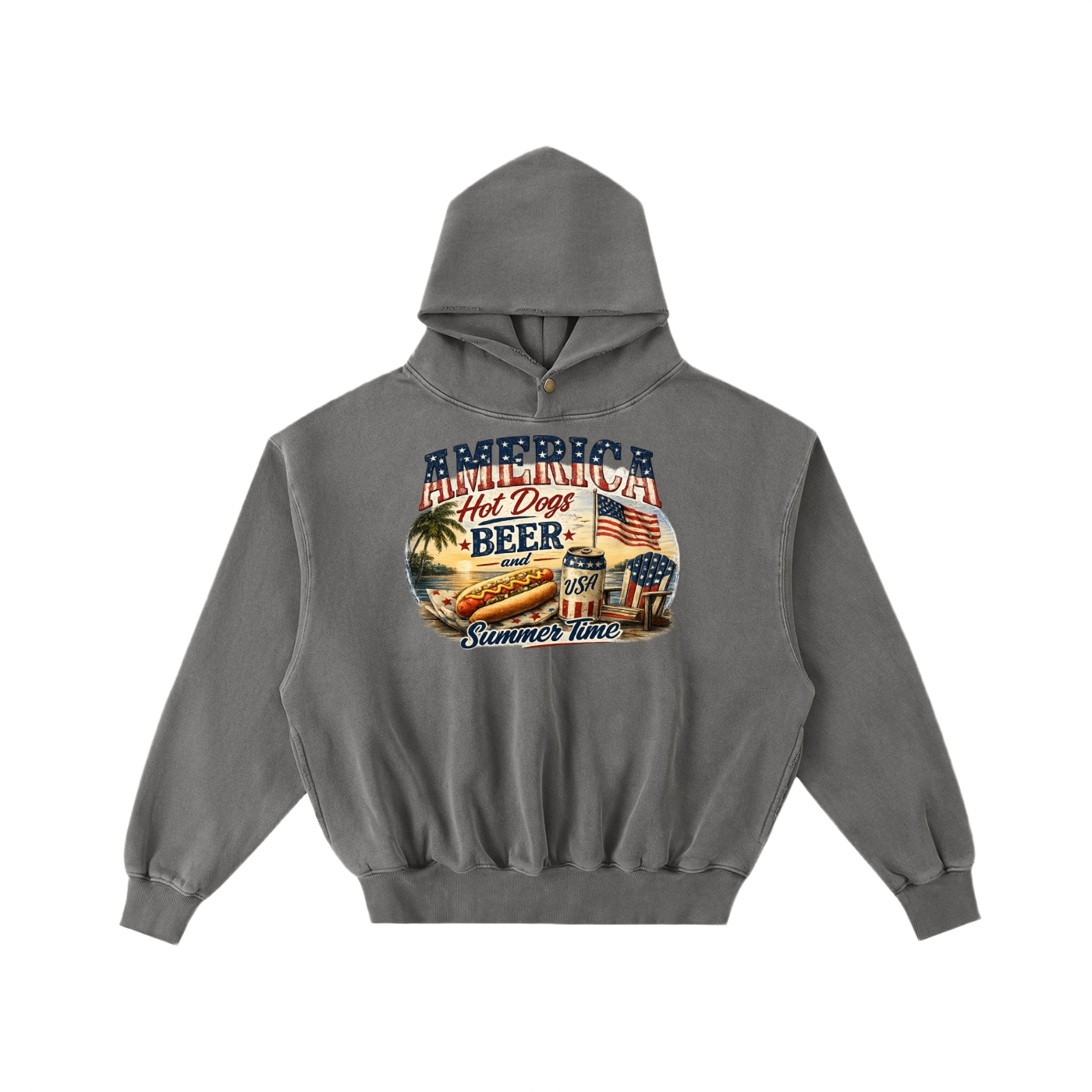 FWFL - HOT DOGS AND BEER HOODIE