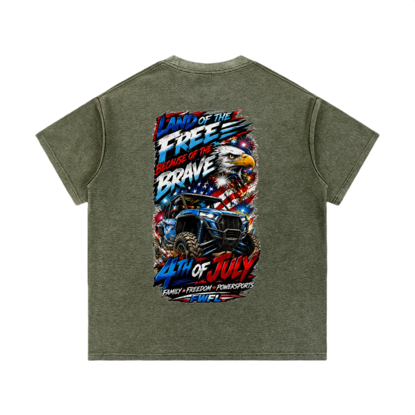 FWFL - WASHED USA T-SHIRT