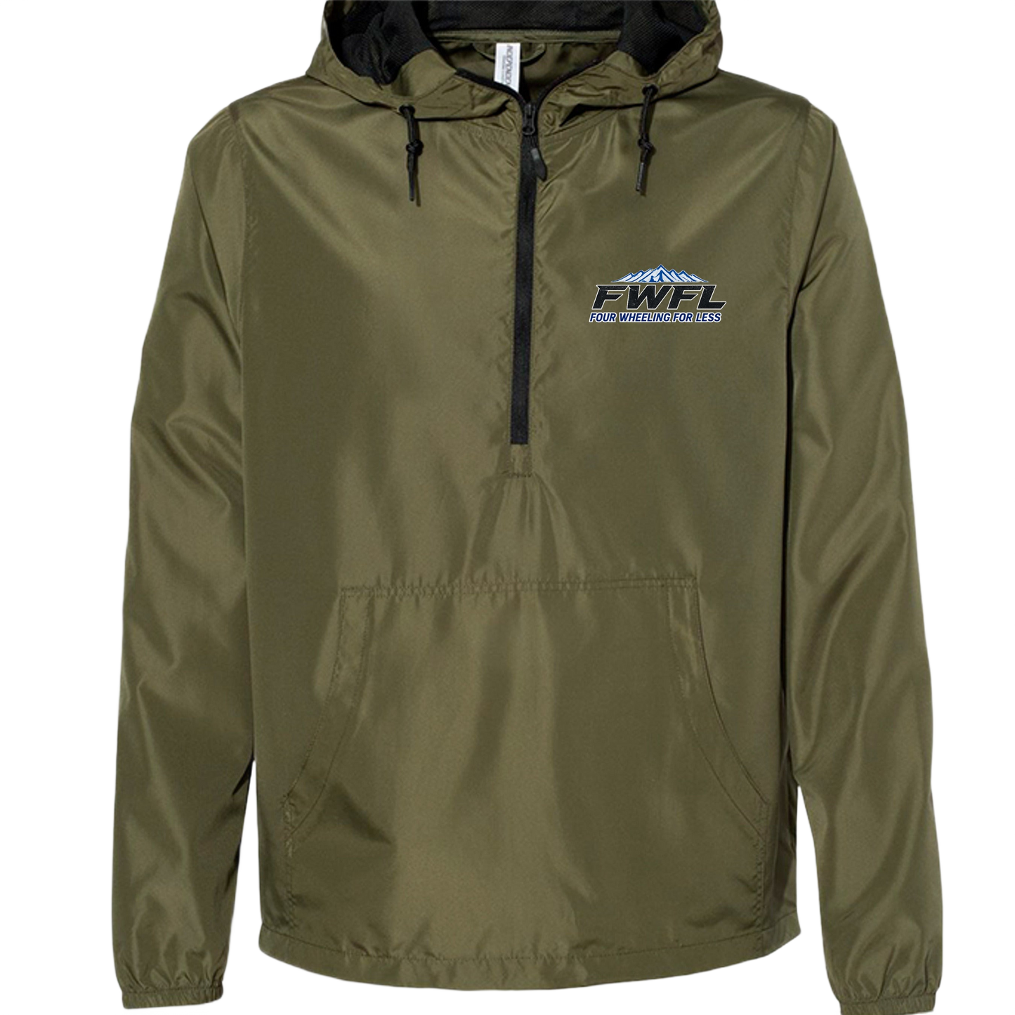 Army/ Black Zipper - EXP54LWP - FRONT